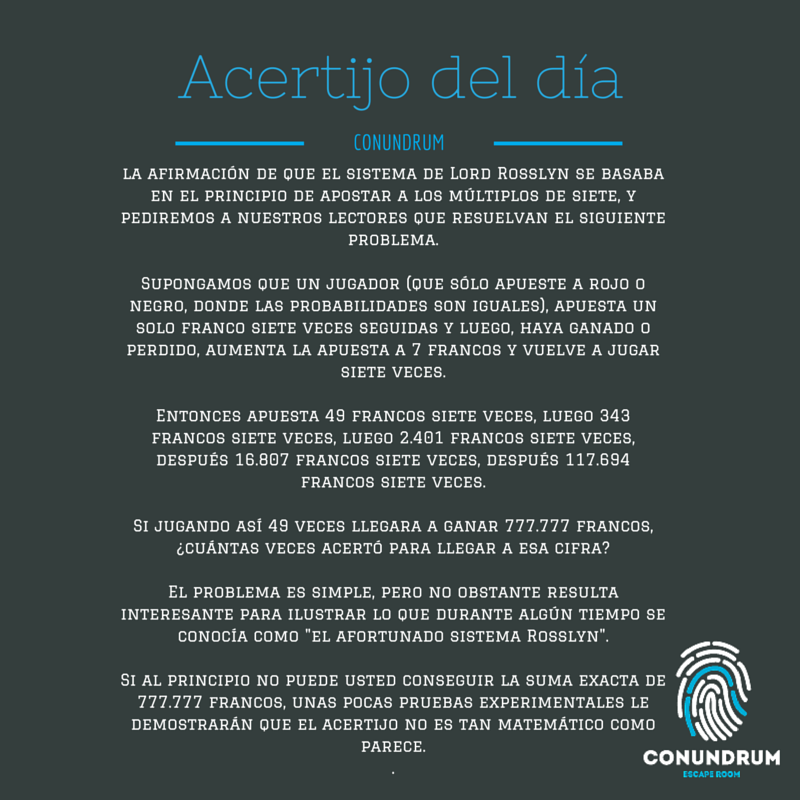 Acertijo escape room